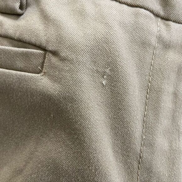 Lands' End Tan Midrise Chino Cropped Capris Women's Size 10​​ - Picture 10 of 10